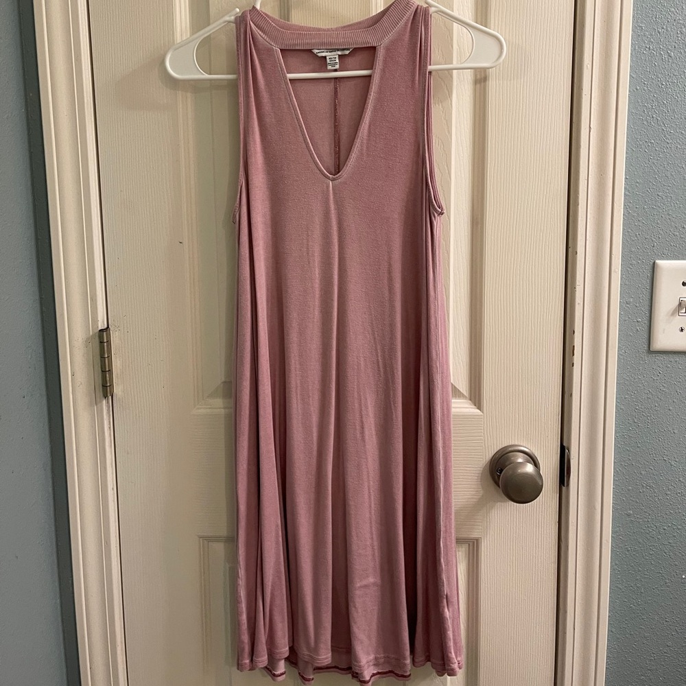 Loose V Neck Dress